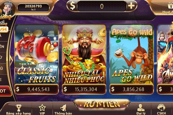Trò chơi slot cổ điển với biểu tượng hoa quả